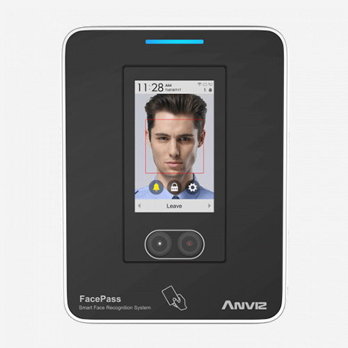 RELOJ CHECADOR FACIAL CON SENSOR DE TEMPERATURA / FACEPASS 7 IRT ANVIZ